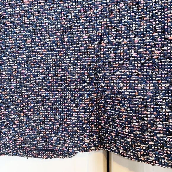 J. Crew Going Out Blazer in Pink Blue White Black Confetti Tweed Women’s Size 6 - Picture 13 of 15